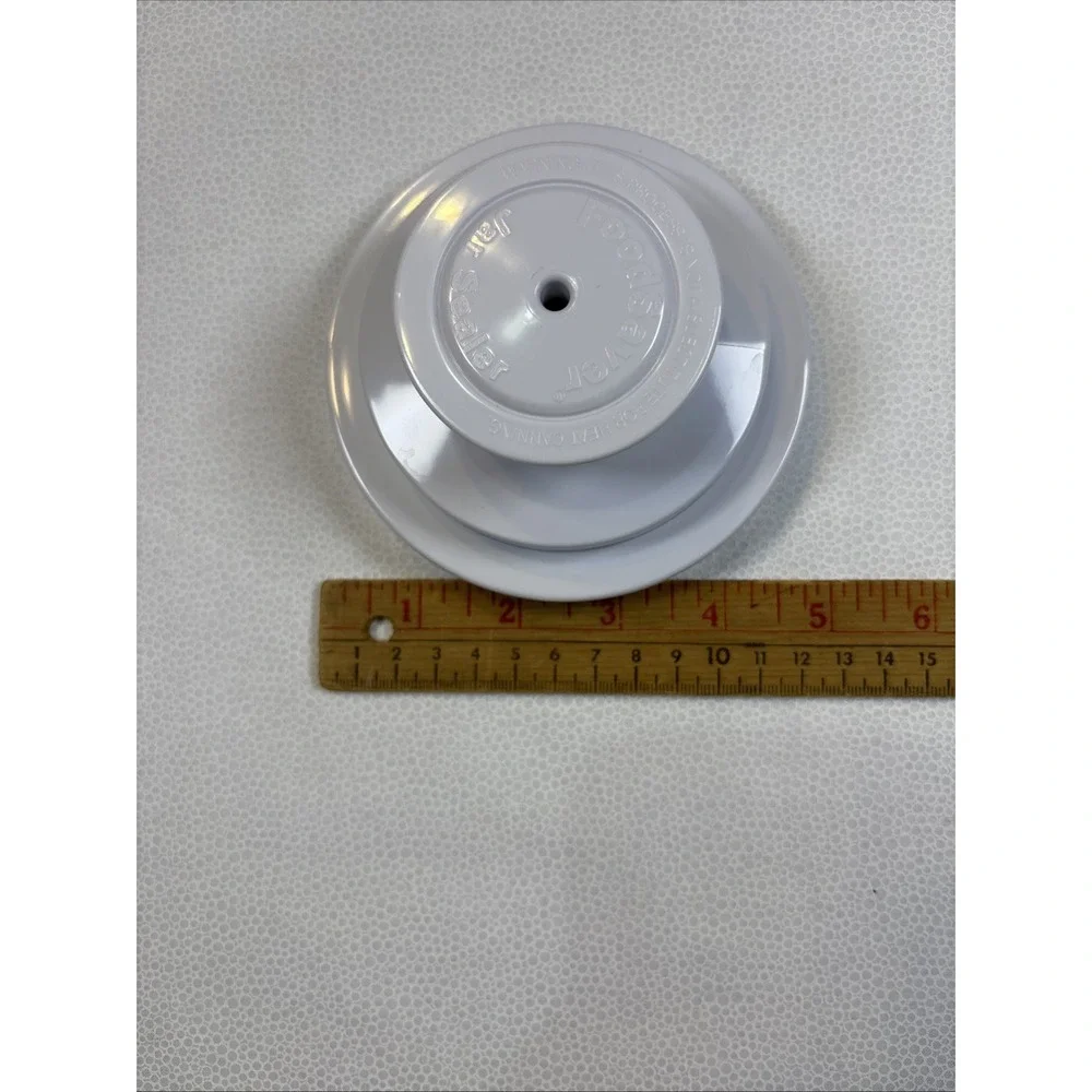 Food Saver Vacuum Jar Sealer For ‎ Regular And Wide Mouth Jars. Lids Only.